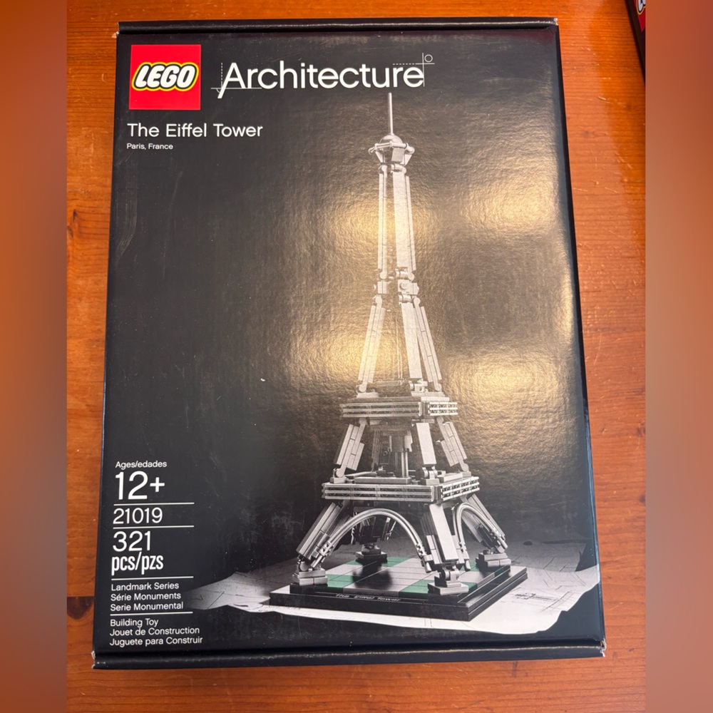 RETIRED Lego Eiffel Tower Architecture Display